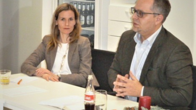 MIT Vorsitzende Christiana Herbrand und Bürgermeisterkandidat Thomas Kerkhoff